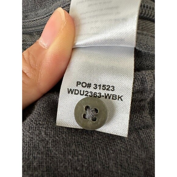 Faherty Hermosa Linen Jumpsuit in Washed Black Full Length Button Size Large NEW - Picture 11 of 13